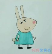 简单卡通可爱小兔子的画法简笔画视频教程