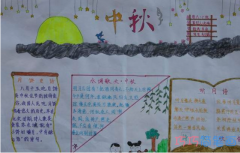 小学生关于中秋节诗歌手抄报内容图片简单漂亮