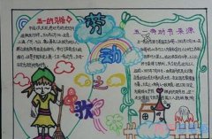 小学生关于欢度五一劳动节的手抄报怎么画简单又漂亮