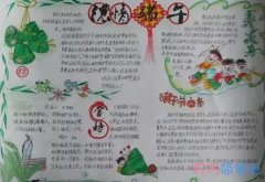 小学生关于情系端午的手抄报的画法简单漂亮