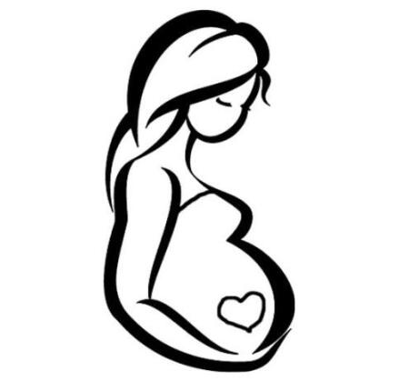 孕妇妈妈的画法简笔画图片简单易学