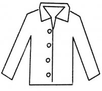 长袖衬衣简笔画带步骤怎么画简单好看 男士衣服简笔画图片