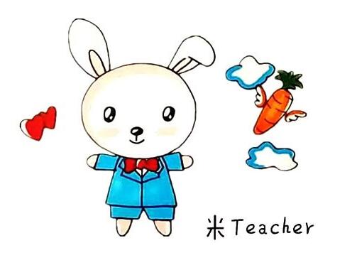 怎么画吃胡萝卜的小兔子简笔画画法步骤教程