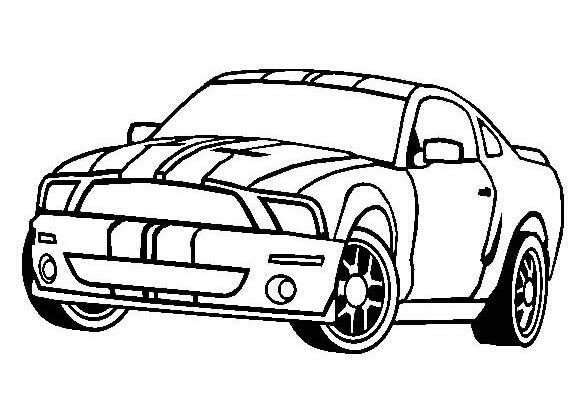 小学生跑车的画法图解教程 跑车简笔画图片