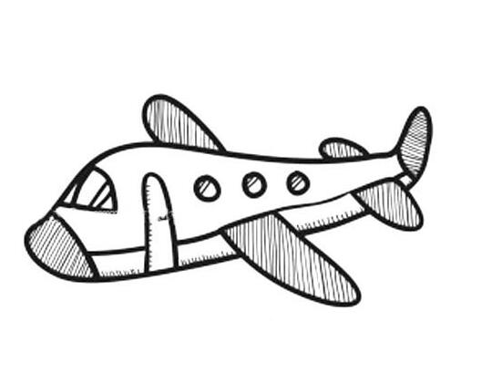 小学生飞机简笔画怎么画 飞机的画法教程