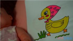 色彩小鸭子的画法教程 简单简笔画