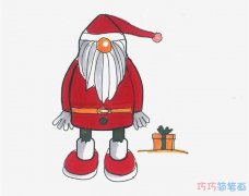 最简单简笔画大全 卡通圣诞老人怎么画最简单