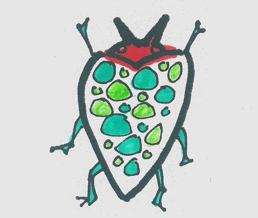 小瓢虫的画法步骤填色 小瓢虫简笔画好看图片