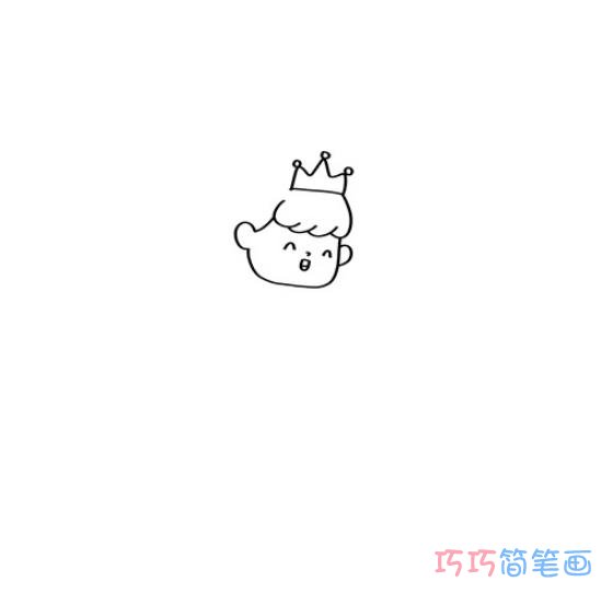 小女孩的画法步骤填色 小女孩好看简笔画图片